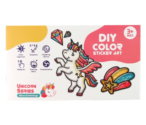 DIY Unicorn Furniture Window Stickers 8 Colours Glitter