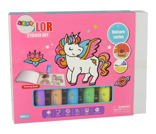 DIY Unicorn Furniture Window Stickers 8 Colours Glitter