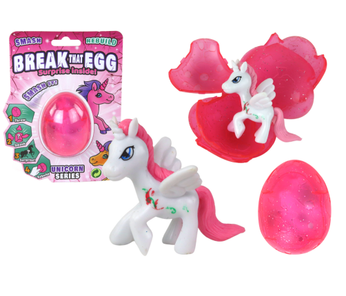 Cracking Magic Unicorn Egg Pink 6cm