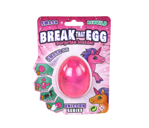 Cracking Magic Unicorn Egg Pink 6cm