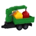 Garbage Truck With Crane Friction Drive Green 1:16