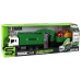 Garbage Truck With Crane Friction Drive Green 1:16