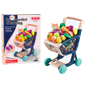 Shopping cart for children, vegetables for cutting, navy blue