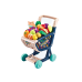 Shopping cart for children, vegetables for cutting, navy blue