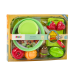 Fruit Cutting Set Salad Cutlery Tray Foodstuffs 25 pcs.