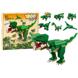 Building Blocks Dinosaurs 6in1 DIY Dinosaur Set 1000 pcs.