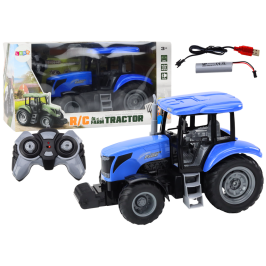 Remote Controlled Tractor RC 2.4G Sounds Blue