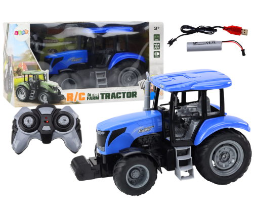 Remote Controlled Tractor RC 2.4G Sounds Blue