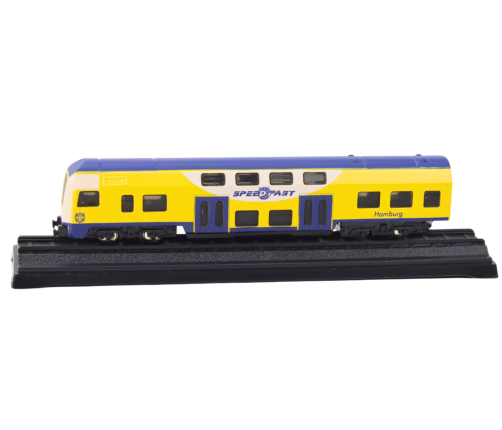 Collector's Model Yellow and Blue Train 1:48 Metal