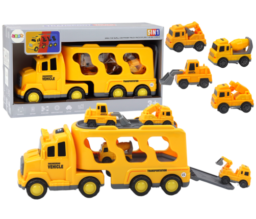 Car Tow Truck Lora Roadside Assistance Construction Vehicles Yellow