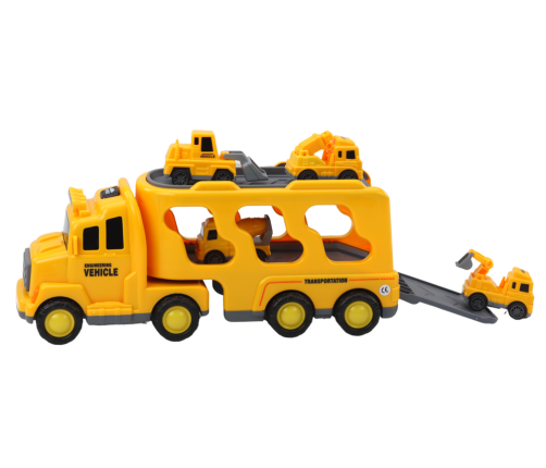 Car Tow Truck Lora Roadside Assistance Construction Vehicles Yellow