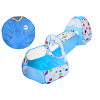 Children's Playground 3in1 Iglo Tent Tunnel Swimming Pool Ball Basket Blue