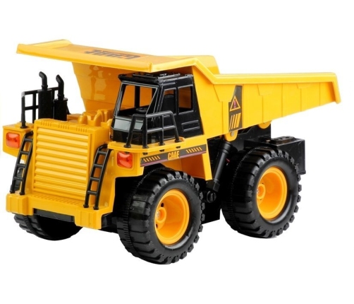 Dump Truck Remote Control Drives Yellow