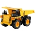 Dump Truck Remote Control Drives Yellow