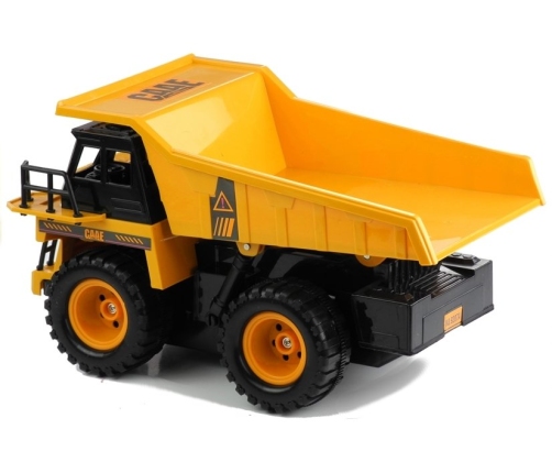 Dump Truck Remote Control Drives Yellow