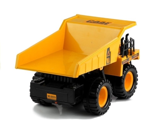 Dump Truck Remote Control Drives Yellow