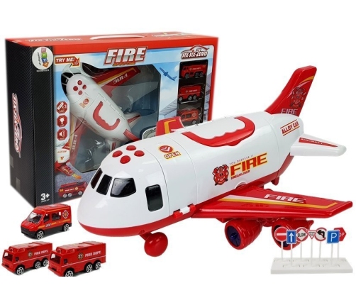 Transport Plane Fire Brigade with Stretch 1:64 Sound Lights