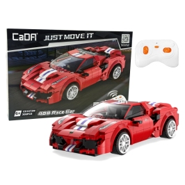 Construction blocks Cada Auto Remote-controlled red 306 elements