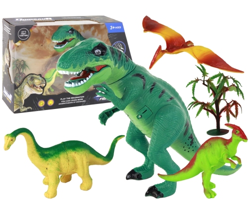 Dinosaur Set Tyrannosaurus Rex Accessories Sound Lights