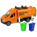 Rubbish Truck with Friction Drive Sound Effects Orange