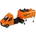 Rubbish Truck with Friction Drive Sound Effects Orange