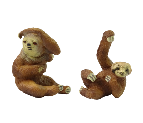 Set of 2 Figures Sloth with cub Animals of the World