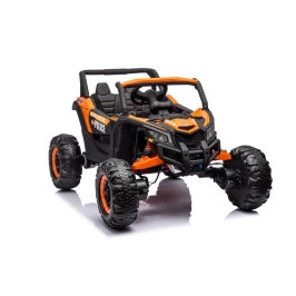 Battery-operated Buggy JH-105 Orange Police Car 24V 4x4