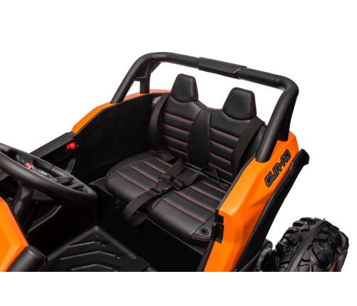 Battery-operated Buggy JH-105 Orange Police Car 24V 4x4