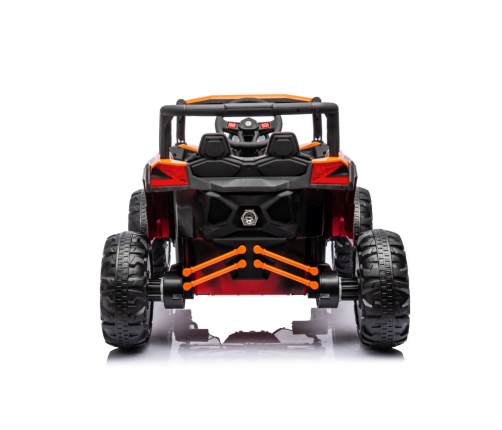 Battery-operated Buggy JH-105 Orange Police Car 24V 4x4