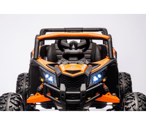 Battery-operated Buggy JH-105 Orange Police Car 24V 4x4