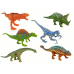 Set of Dinosaur Figurines 12 pieces Colorful