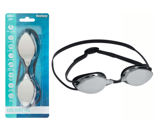 Bestway 21066 Black Mirror Swimming Goggles