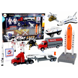 Set of Figures Space Truck Rocket 15 El.