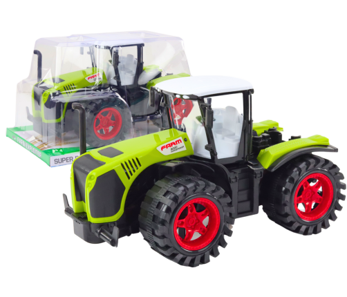 Farm Tractor Large Friction Drive Green Agricultural Vehicle