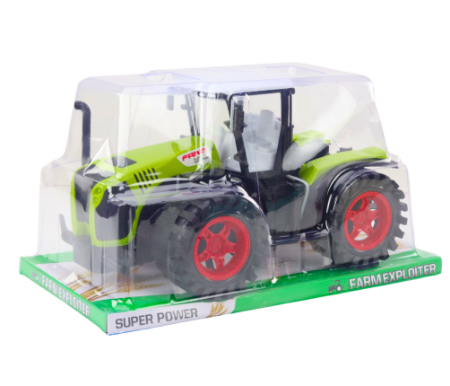 Farm Tractor Large Friction Drive Green Agricultural Vehicle