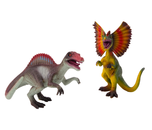 Dinosaur figures Spinosaurus Dilophosaurus Set 2 pieces