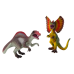 Dinosaur figures Spinosaurus Dilophosaurus Set 2 pieces