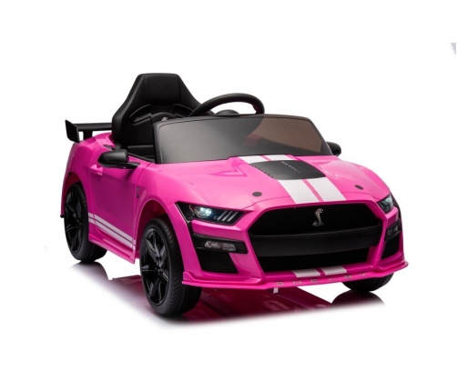 Elektriskā sporta automašīna bērniem Ford Mustang GT500 Shelby Pink