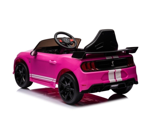 Elektriskā sporta automašīna bērniem Ford Mustang GT500 Shelby Pink