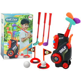 Mini Golf Set For Children Trolley On Wheels