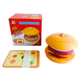 Wooden Hamburger 8 El Cards With Recipes 10 Pcs