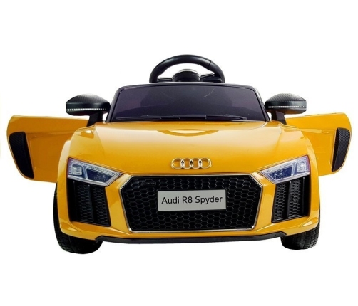 Электрический спортивный автомобиль для детей Audi R8 Spyder Yellow