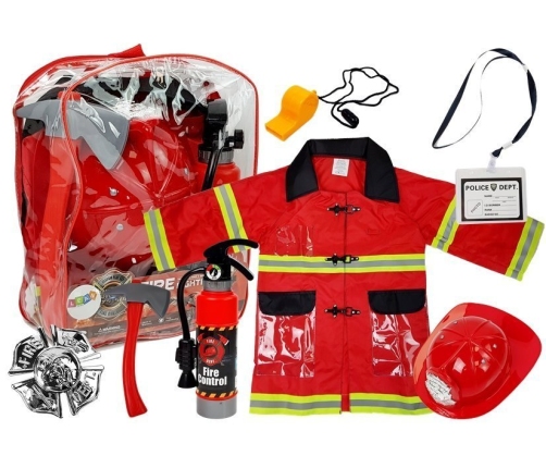 Firefighter Outfit Bal Fire Extinguisher Helmet Accessories