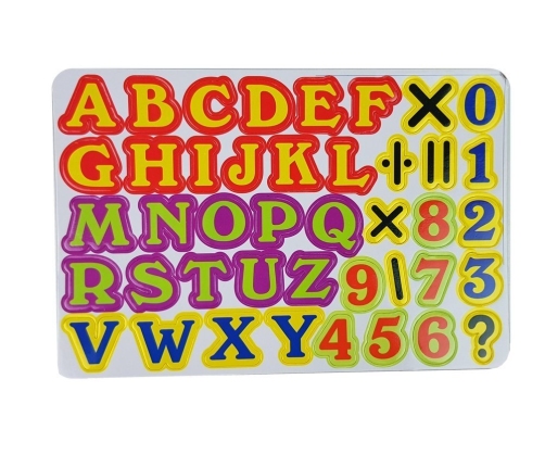 Educational Table with Projector Chair Crayons Magnets Letters and Numbers