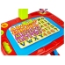 Educational Table with Projector Chair Crayons Magnets Letters and Numbers