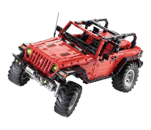 Construction Blocks Auto Off-Road Remote Controlled Red 1941 Elements