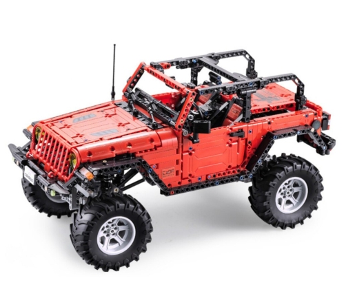 Construction Blocks Auto Off-Road Remote Controlled Red 1941 Elements