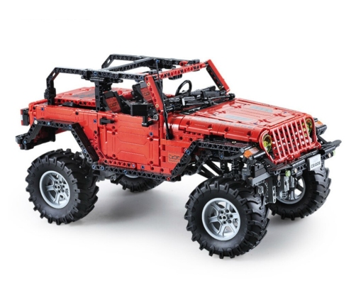 Construction Blocks Auto Off-Road Remote Controlled Red 1941 Elements