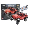 Construction Blocks Auto Off-Road Remote Controlled Red 1941 Elements