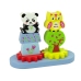 Wooden Animals Sorter Owl Panda Gears